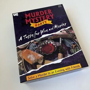 GAME Murder Mystery Party- A Taste for Wine and Murder NEW unused